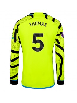 Moški Nogometna dresi replika Arsenal Thomas Partey #5 Gostujoči 2023-24 Dolgi rokav